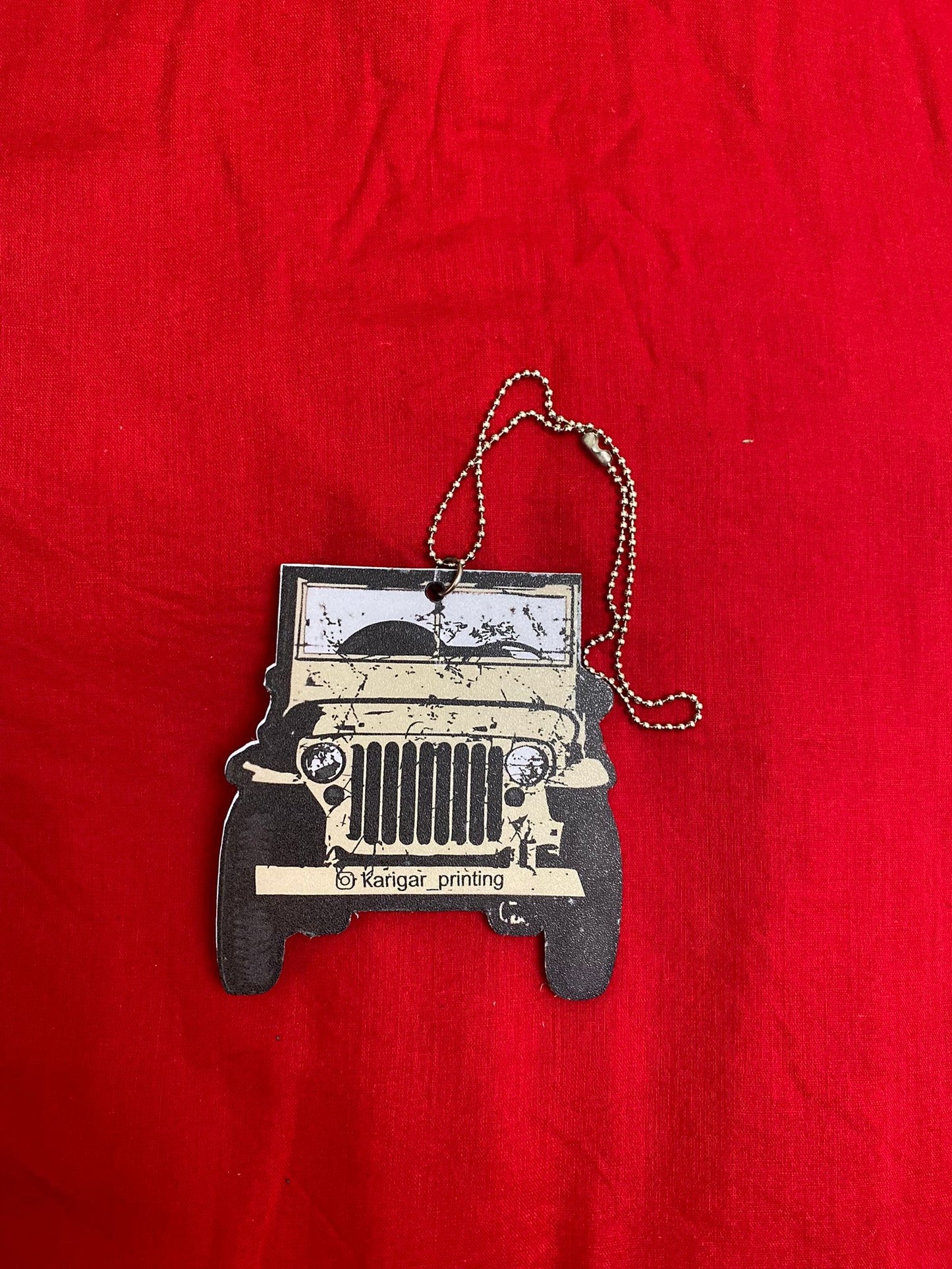 Jeep car hanging